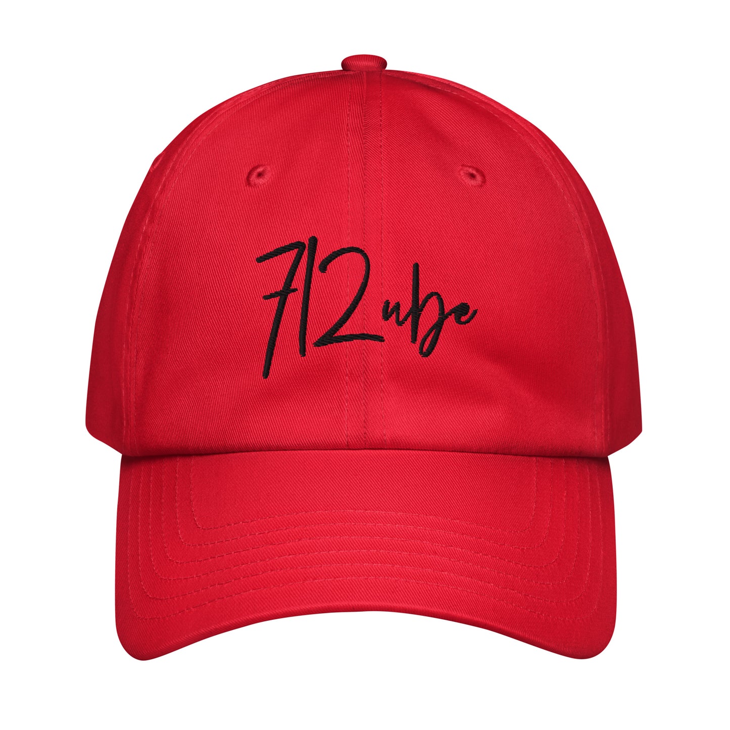 712ube x Under Armour® Embroidered Dad Hat (Black Logo)